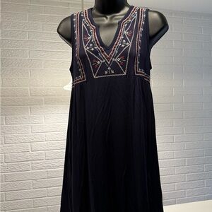 Knox Rose Black and Silver Embellished Maxi Sundress